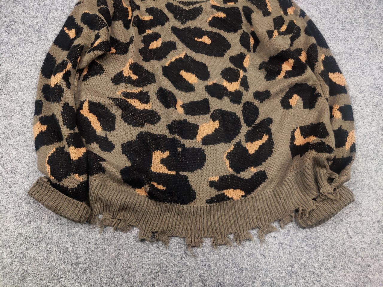 Japanese Brand Vtg Japan Leopard Hysteric Glamour Style Distressed Sweater Size US M / EU 48-50 / 2 - 5 Thumbnail