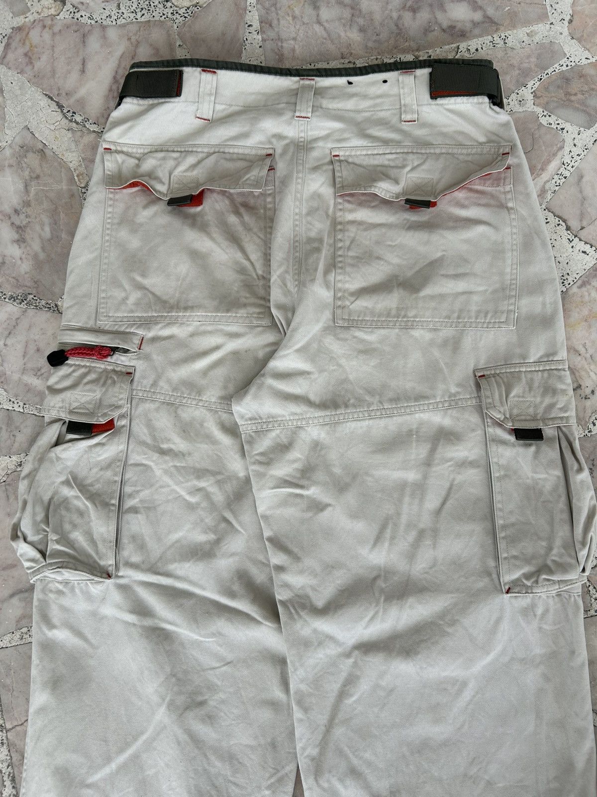 Japanese Brand No boundaries Cargo White Olive Size US 30 / EU 46 - 10 Thumbnail