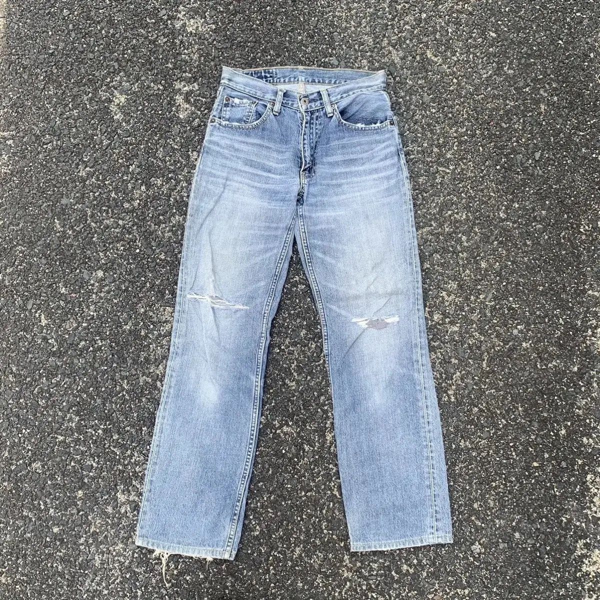 Levi's Levi’s Distressed Denim Levis 502 Jeans Ripped Pants Size US 28 / EU 44 - 1 Thumbnail
