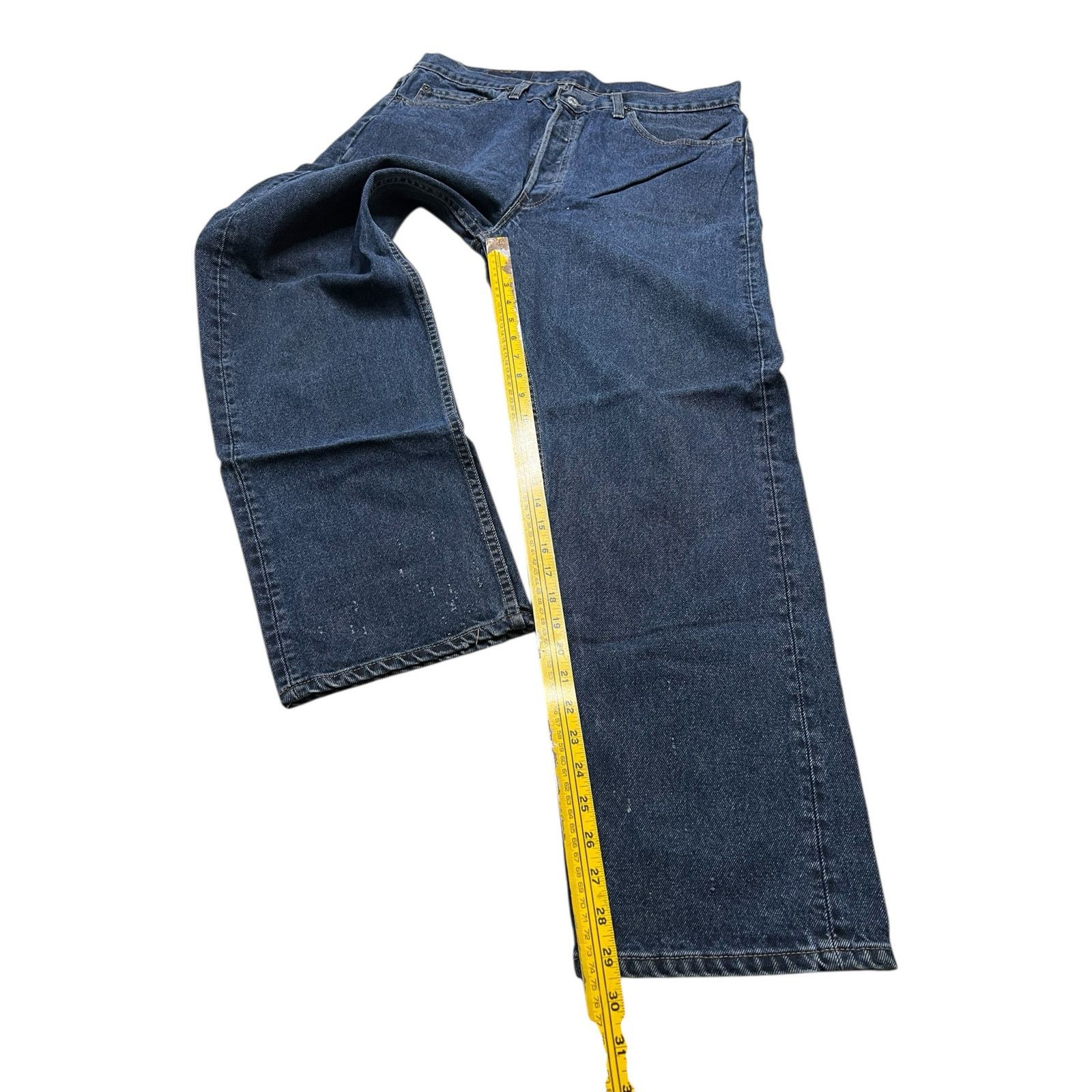 Levi's Levi’s 501 Jeans USA Button Fly Dark Wash 80s Sz 35x29.5 Size US 38 / EU 54 - 6 Thumbnail