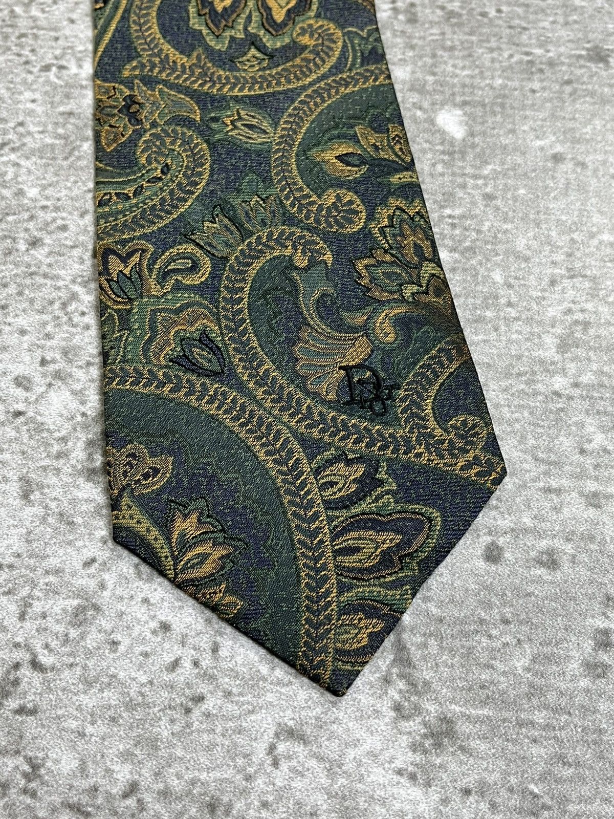 Christian Dior Monsieur Vintage Christian Dior Monsieur Silk Tie Size ONE SIZE - 2 Thumbnail