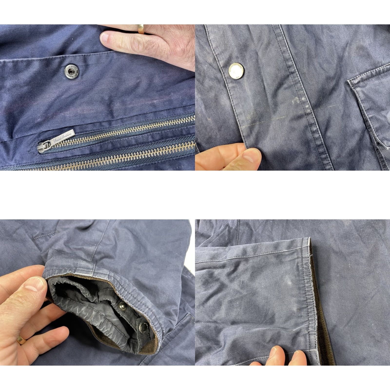Brooks Brothers Brooks Brothers Jacket Coat 3-in-1 Mens XL Full Zip Removable Wool Liner Vest Blue Size US XL / EU 56 / 4 - 8 Thumbnail
