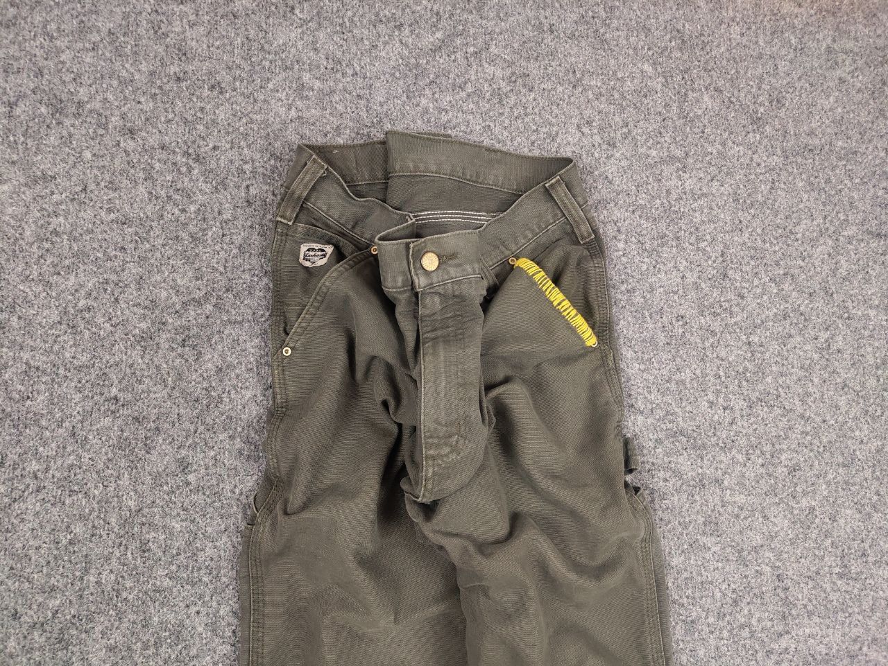 Carhartt Rare Vintage Carhartt Logo Relaxed Carpenter Canvas Pants Size US 36 / EU 52 - 4 Thumbnail