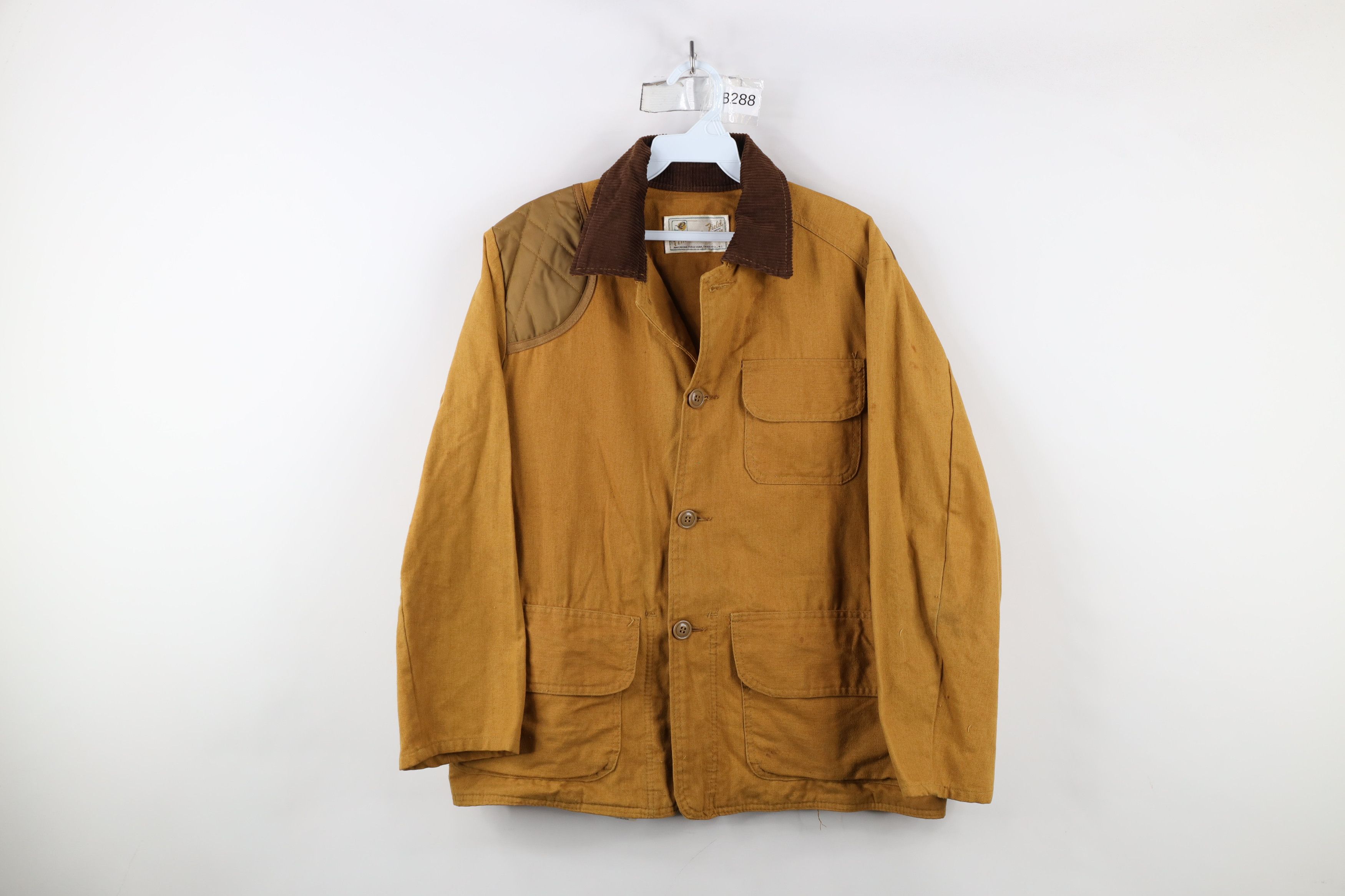 Vintage 60s Streetwear Corduroy Hunting Birding Jacket USA