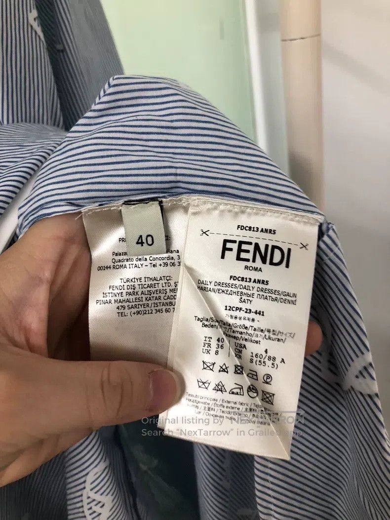 Fendi Fendi Dress Size XS / US 0-2 / IT 36-38 - 4 Thumbnail