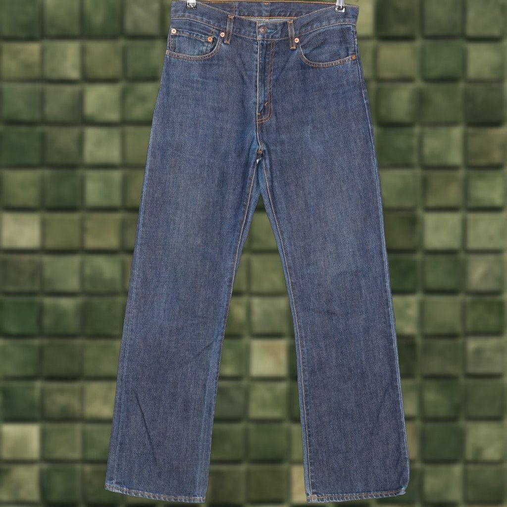 Levi's VINTAGE Levi’s Bootcut Jeans Men Size W33 L32 DZ6931 - Levi's Jeans Men 33x32 Blue Vintage Boots Cut Denim Regular Rise Mid 10-12in 5-Pocket - Mens Size US 33 - 1 Thumbnail