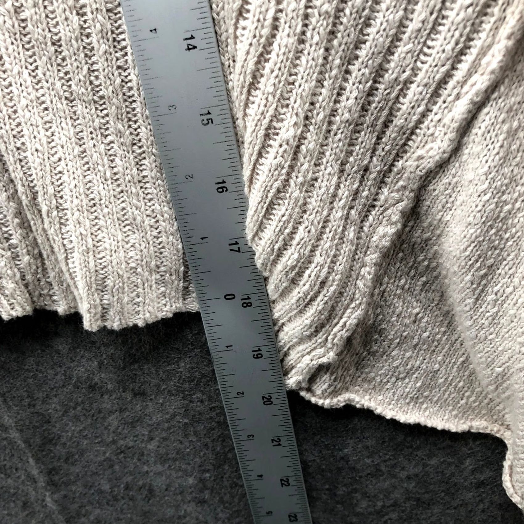 Bdg BDG Urban Outfitters Cardigan Womens S Beige Oversized Cropped Textured Slouchy Size S / US 4 / IT 40 - 8 Thumbnail