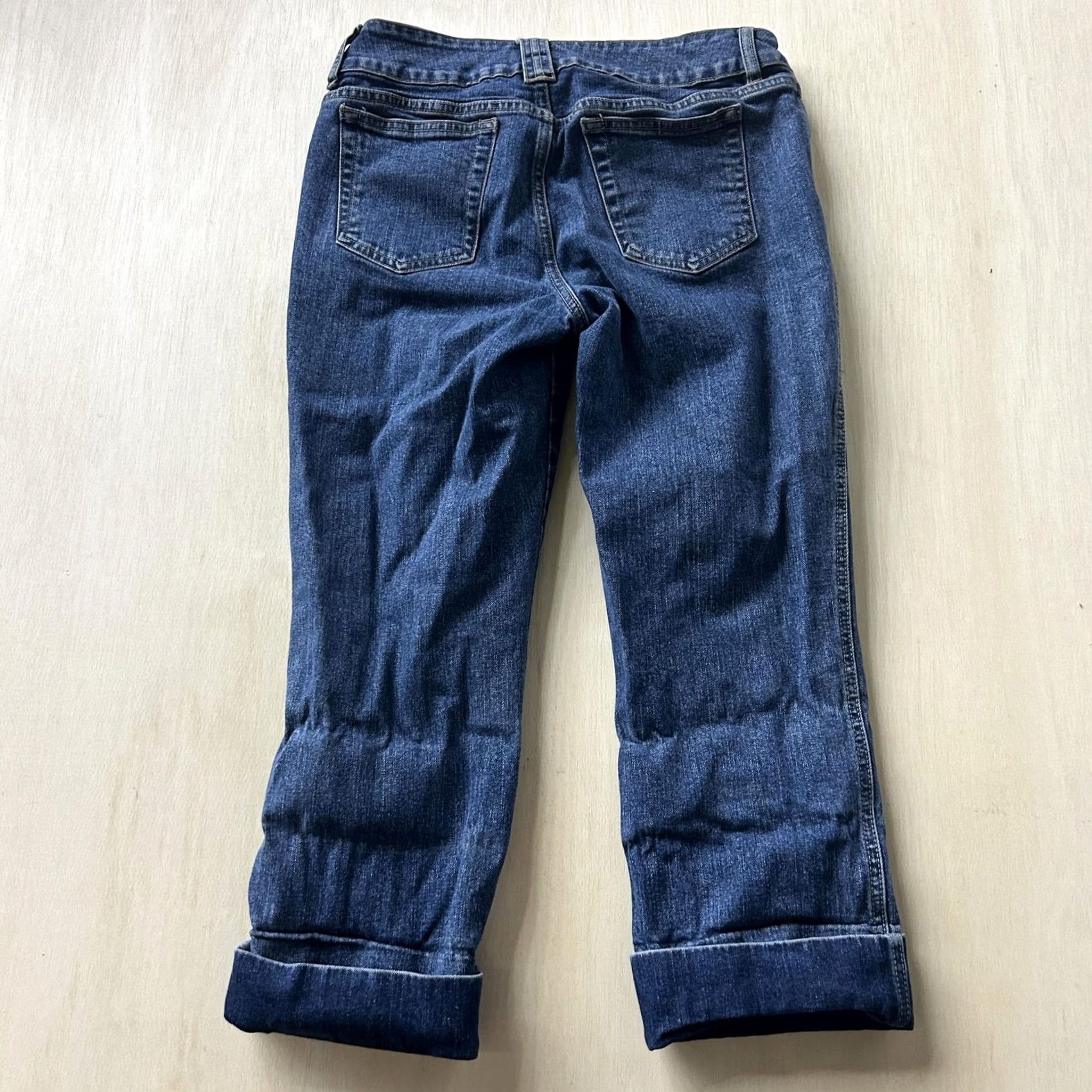 Faded Glory Faded Glory Jeans Womens Medium Wash Denim Capri Crop Stretch Zip 6 Regular Midi Rise Women Boys Girls Mens Size 28" / US 6 / IT 42 - 2 Thumbnail