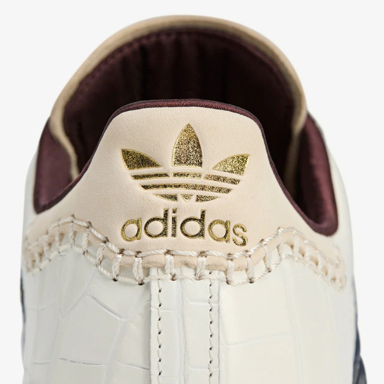 Adidas × Wales Bonner o1mle0725 Superstar Croc Low-Top Sneakers in White Size US 7 / EU 40 - 7 Thumbnail