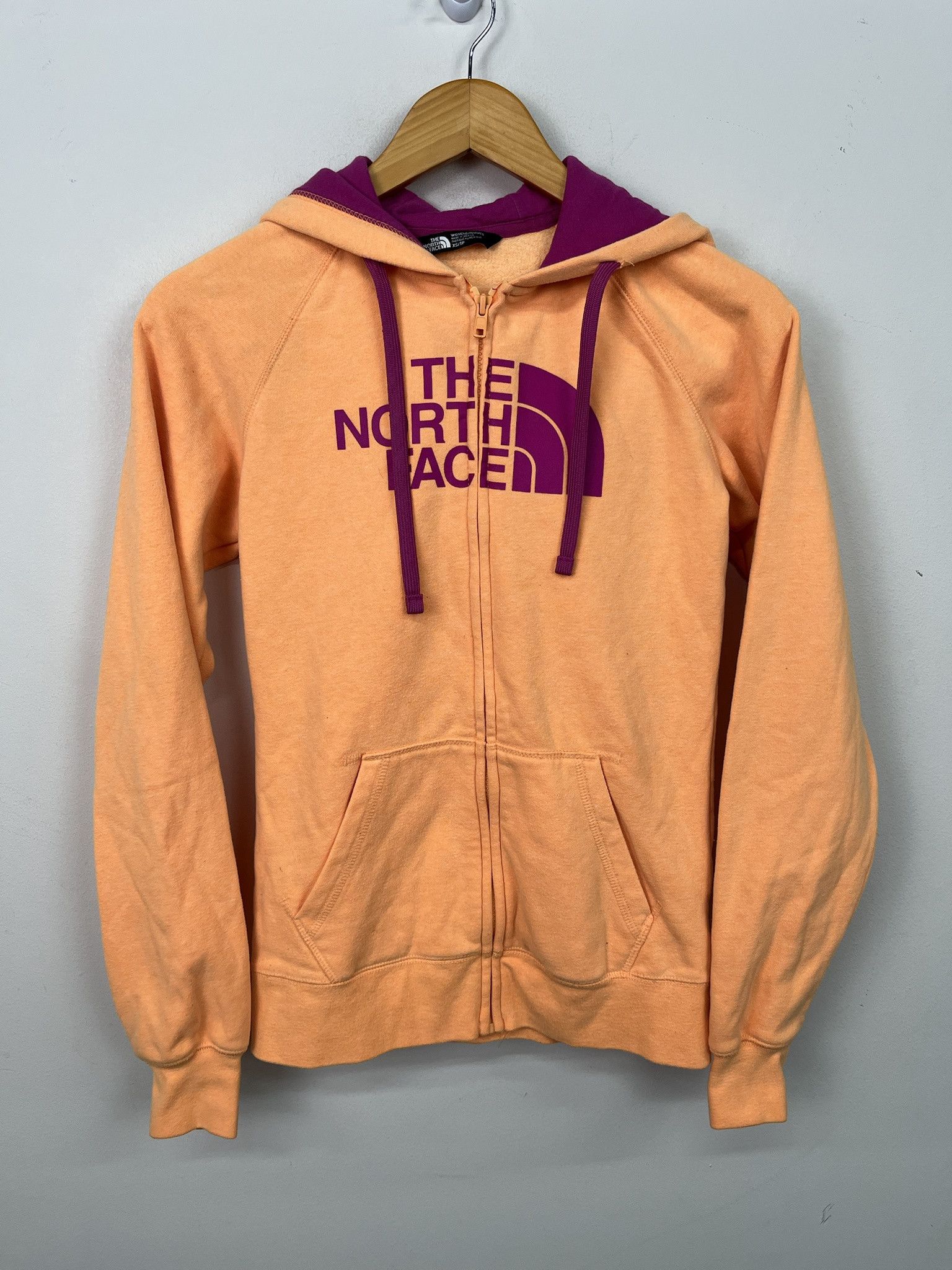 The North Face × Vintage Vintage The North Face Logo Zip Hoodie Size XS Size US XXS / EU 40 - 1 Thumbnail