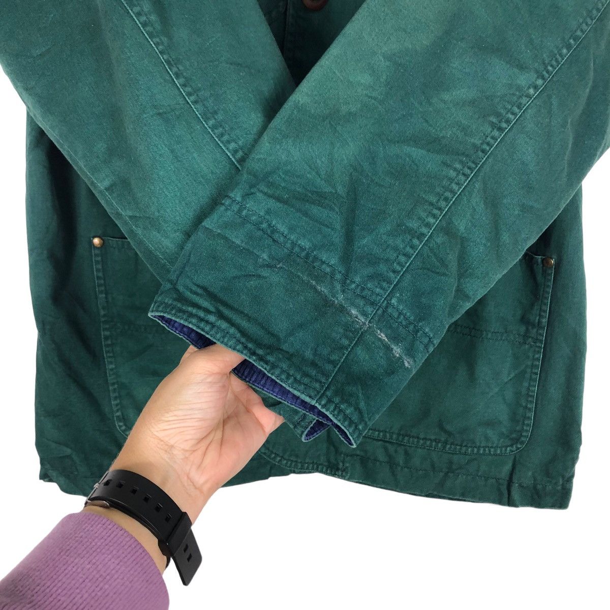 Japanese Brand 🔥Vtg Chore Jacket Hasting & Smith Blanket Lining Tartan Size US S / EU 44-46 / 1 - 13 Thumbnail