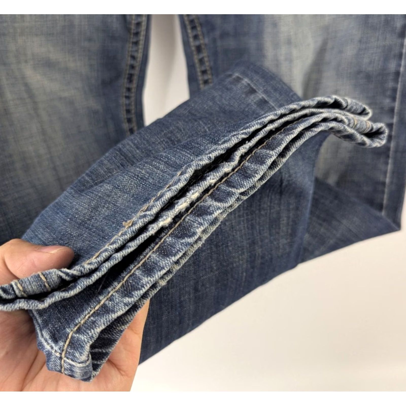 Vintage TK Axel Treadwell Jeans Blue Cotton Relaxed Straight Adult Mens 32x29 5-Pocket Denim Vintage? No Size US 32 / EU 48 - 3 Thumbnail