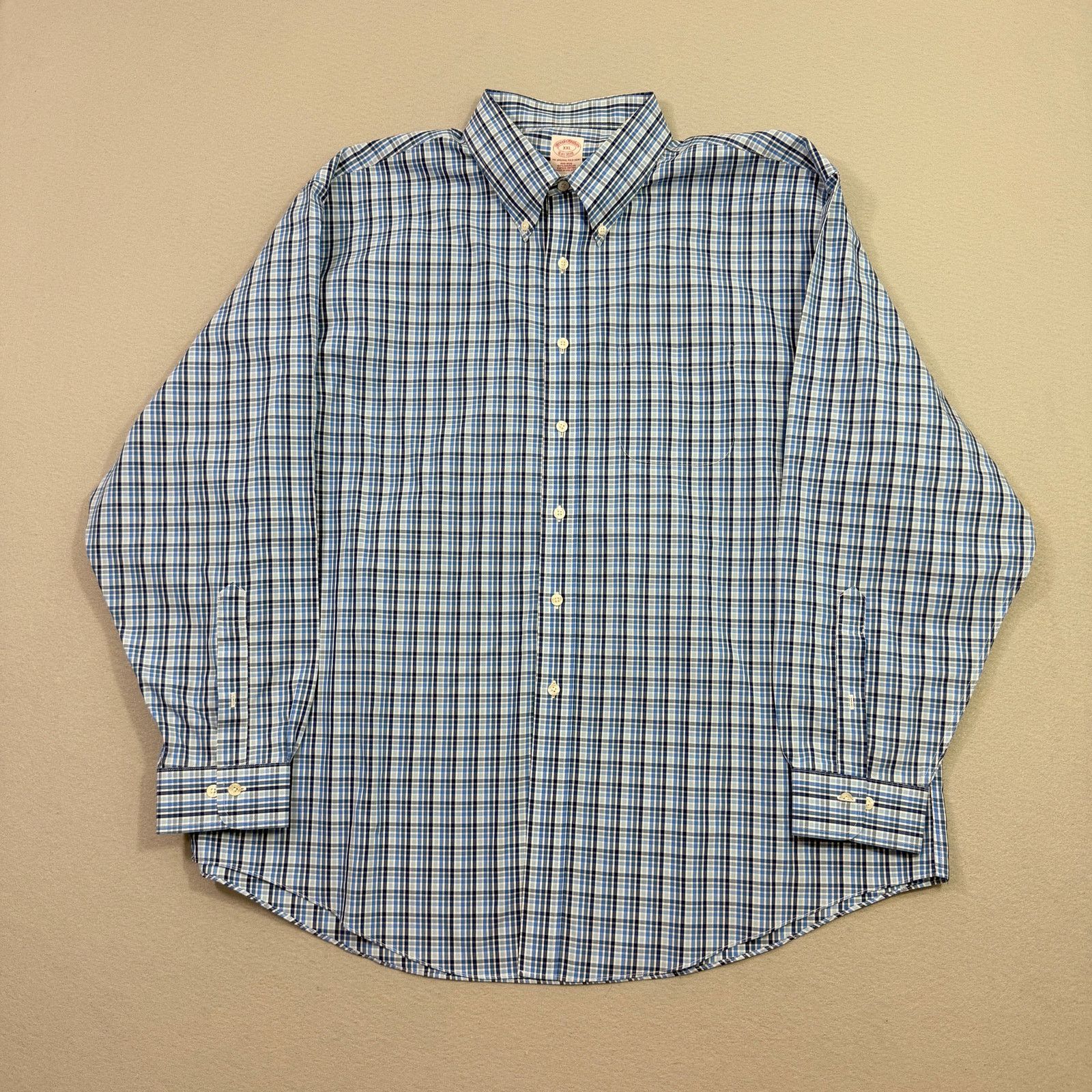 Brooks Brothers Brooks Brothers Original Polo Button Down Shirt 2XL Blue Size US XXL / EU 58 / 5 - 1 Thumbnail