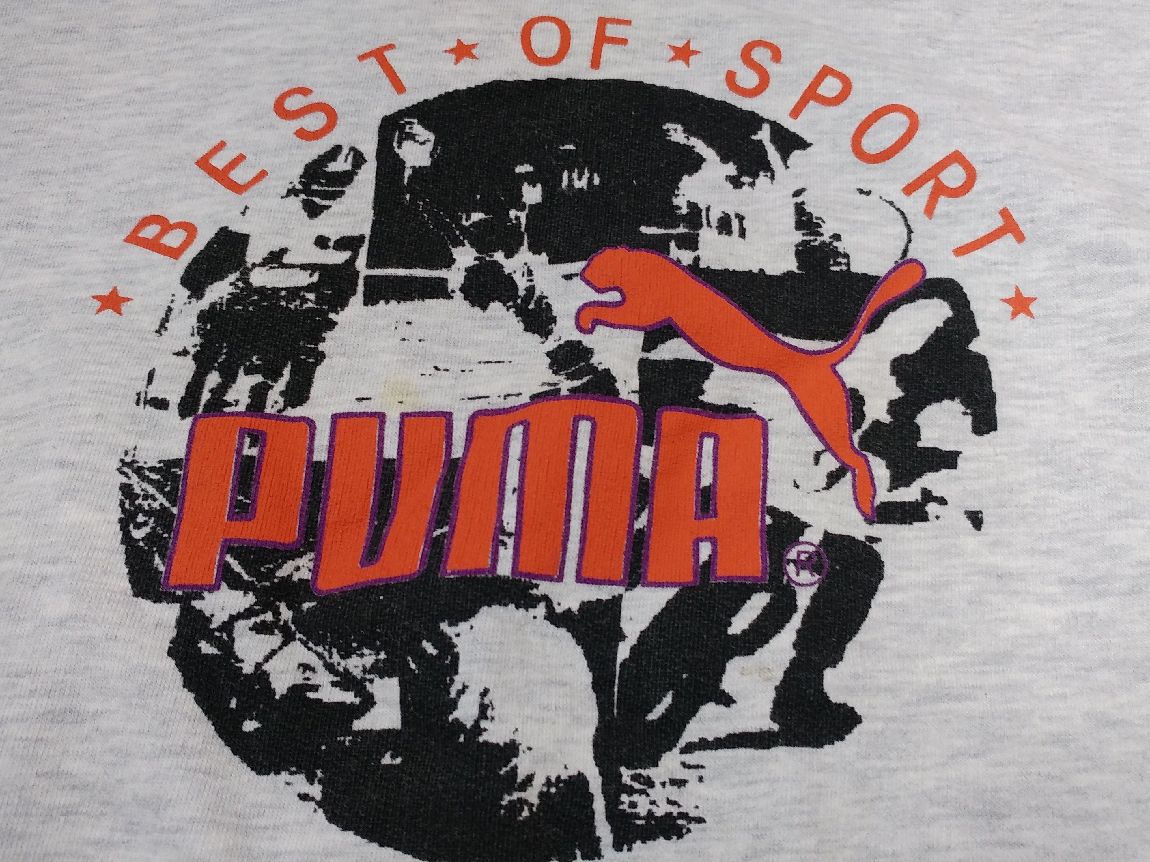Puma × Vintage PUMA sweatshirt, vintage basketball jersey old school 90s XL Size US XL / EU 56 / 4 - 3 Thumbnail
