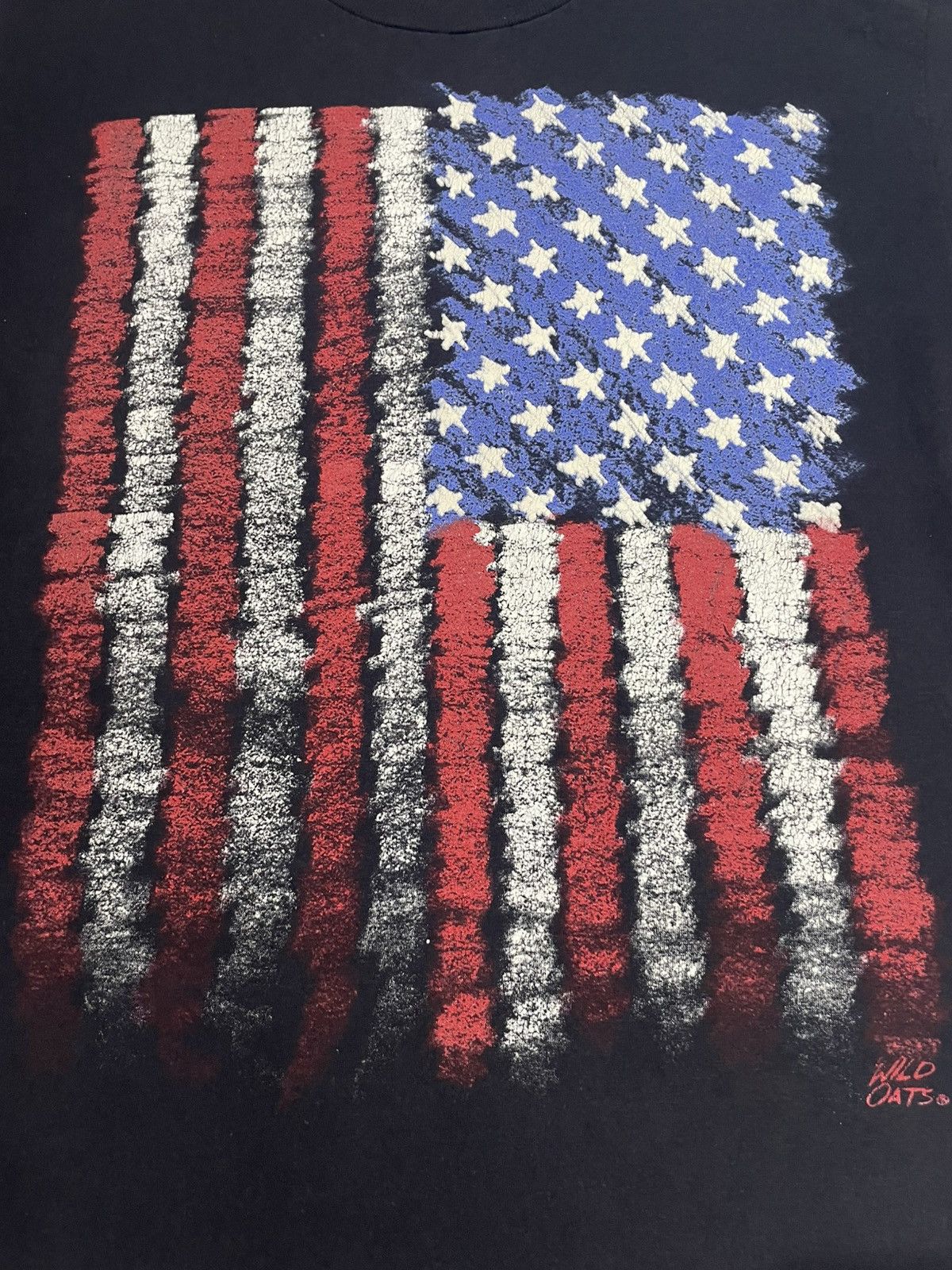 Vintage Big Logo America Flag Tshirt