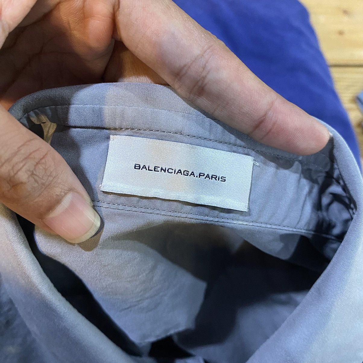 Balenciaga × Designer Balenciaga Paris Plain button up shirt Size US M / EU 48-50 / 2 - 12 Thumbnail