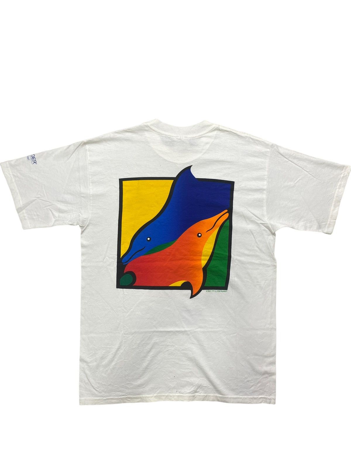 Other 90s PEER PETER MUSSFELDT ART TEE DOLPHINE GRAPHICH Size US M / EU 48-50 / 2 - 13 Thumbnail