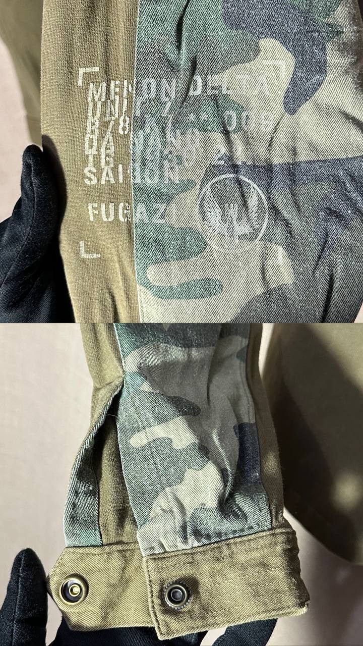 Ringspun Ringspun olive military utility long sleeve US army eagle Size US S / EU 44-46 / 1 - 5 Thumbnail