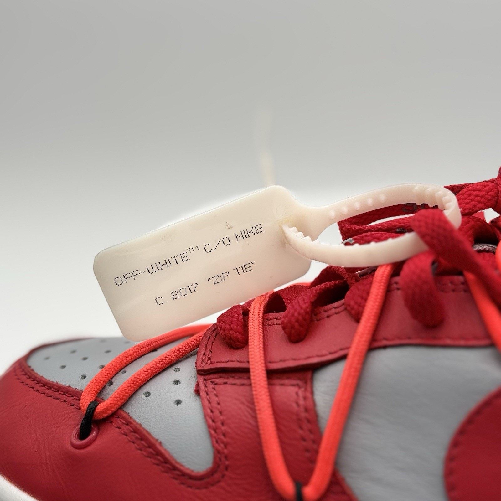 Nike × Off-White Nike Dunk Low x OFF-WHITE 2019 ' University Red ' | CLEAN! Size US 9.5 / EU 42-43 - 12 Thumbnail
