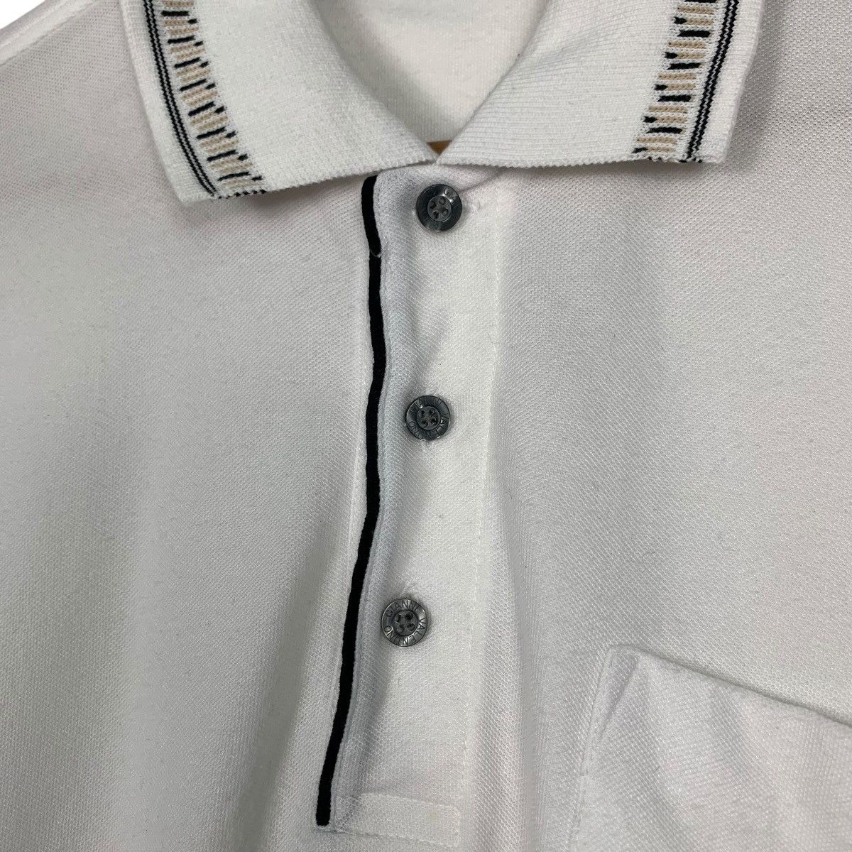 Gianni Valentino GIANNI VALENTINO Long Sleeve Polo Shirt #2322-C104 Size US M / EU 48-50 / 2 - 8 Thumbnail