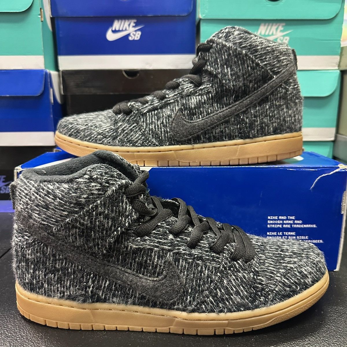 Nike Size 10.5 - Nike SB Dunk High Warmth 684807 002 2014 Size US 10.5 / EU 43-44 - 1 Thumbnail