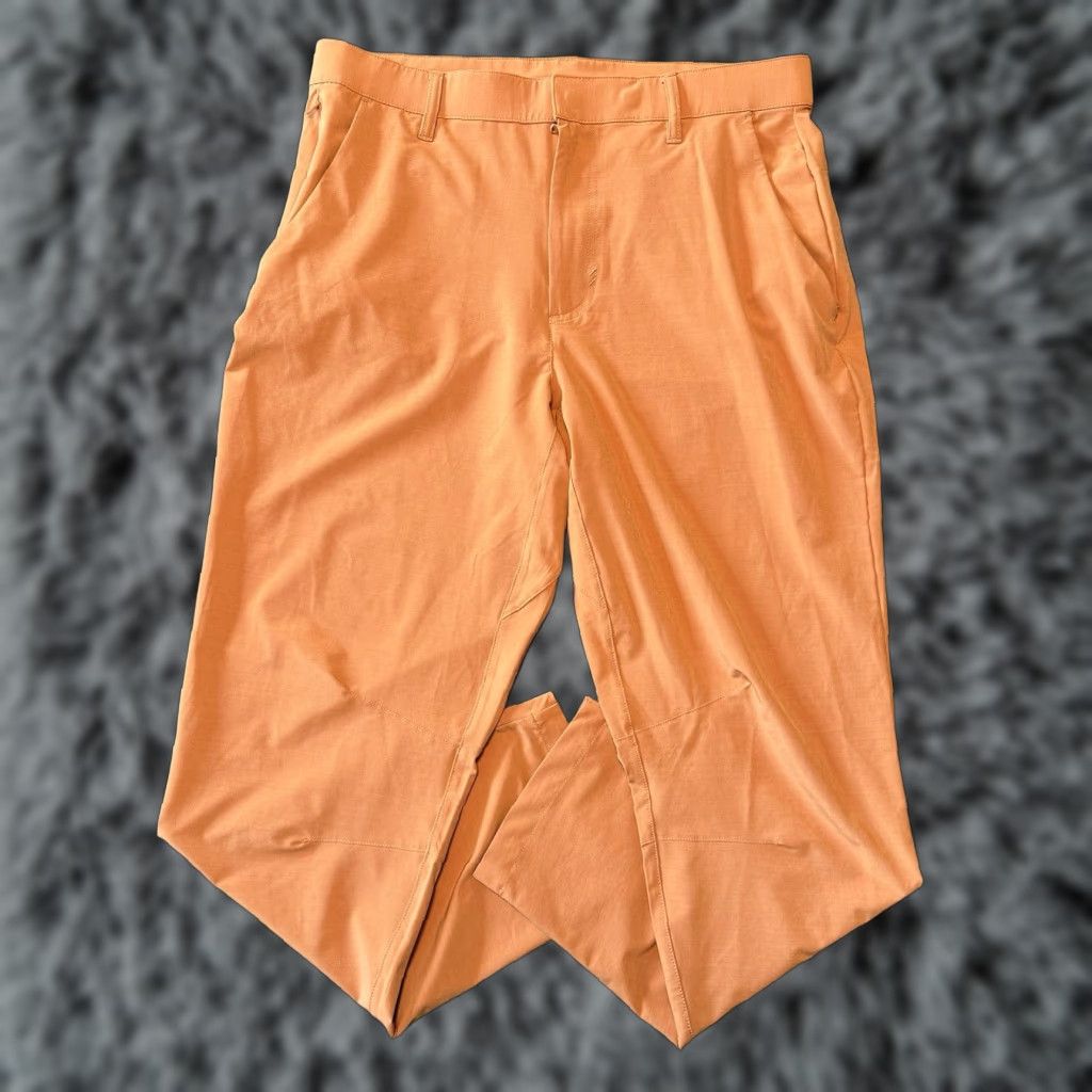 Fabletics Fabletics Pants Mens Medium 32x29 Classic Fit Orange Performance Golf Athleisure Modern Mens Size US 31 - 1 Thumbnail