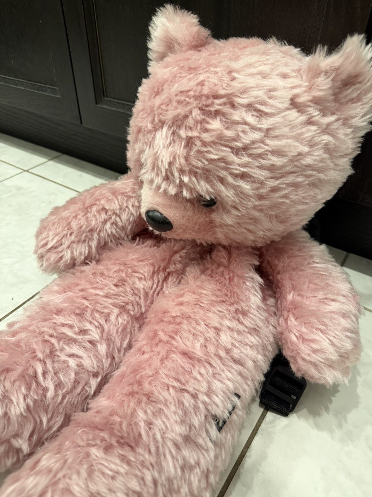 Vetements Vetements 19FW Pink Mohair Anarchy Backpack Size ONE SIZE - 2 Thumbnail