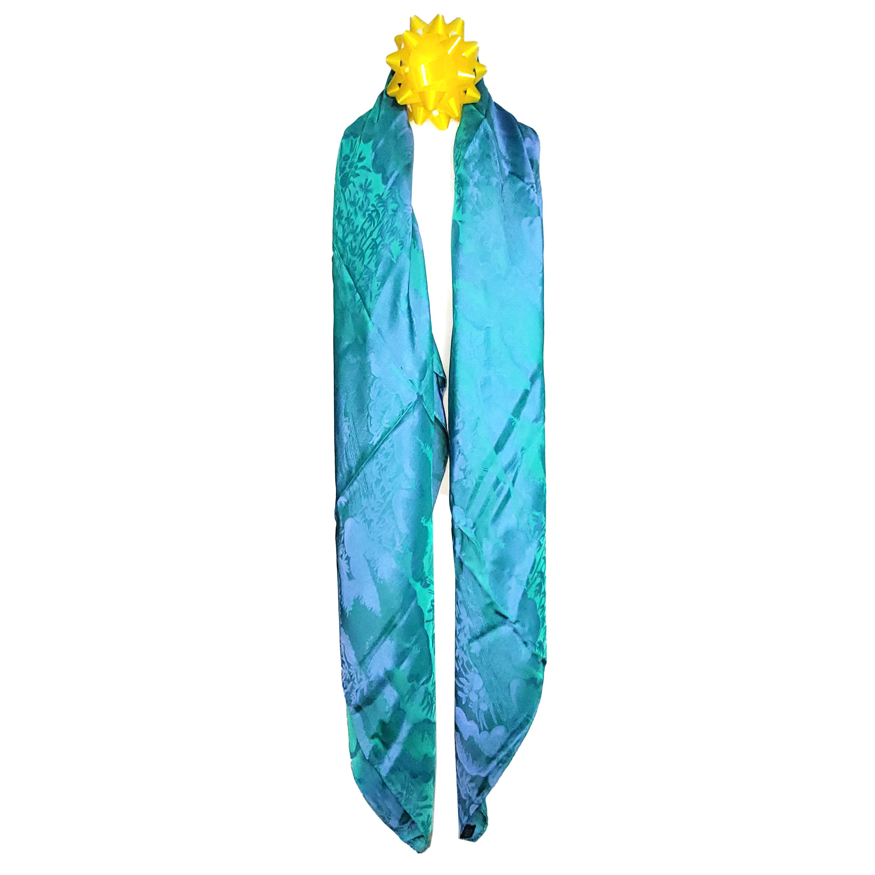 Other NWT Double-Sided Silk Scarf 52"x52" Large Square Wrap 3015 Size ONE SIZE - 3 Thumbnail