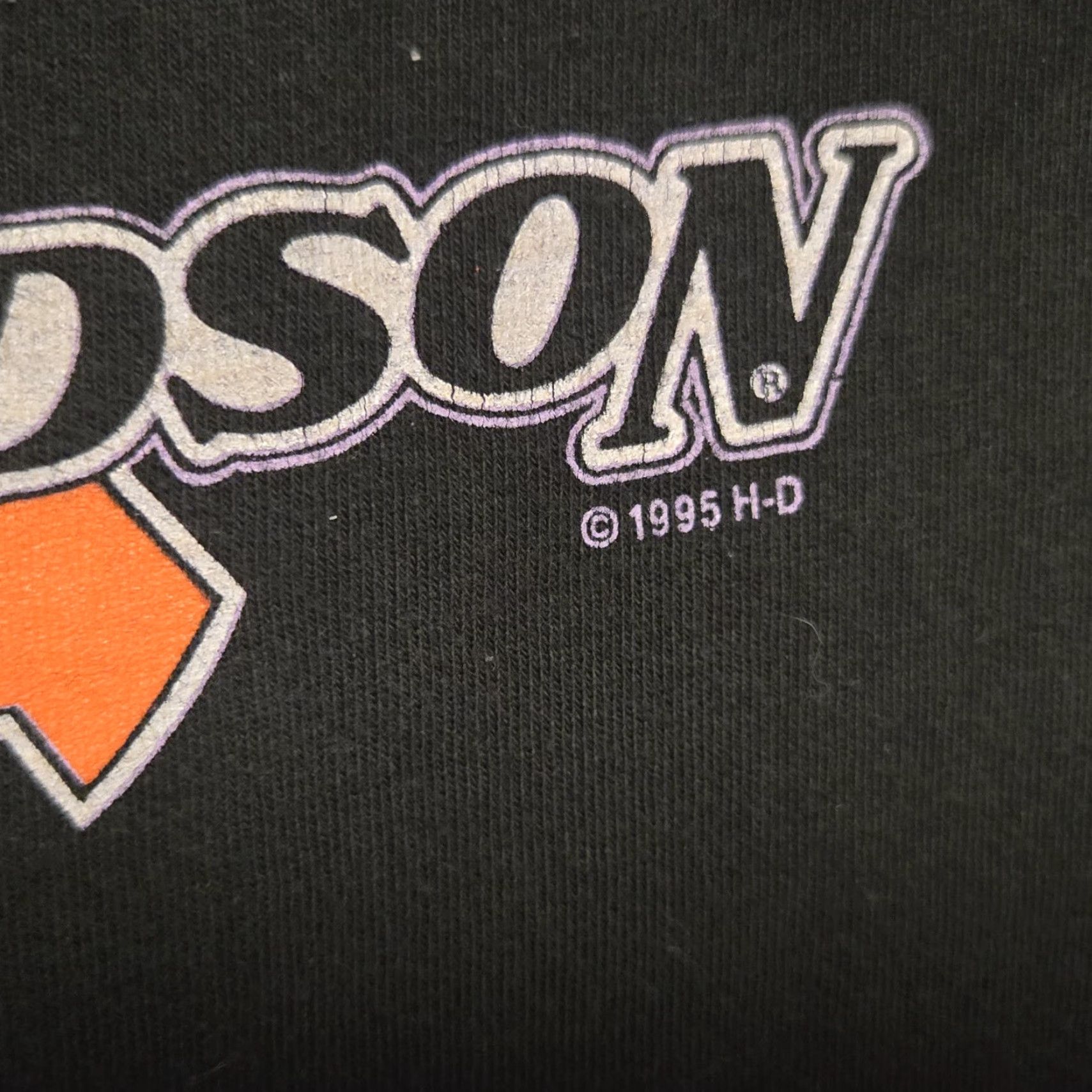 Harley Davidson VINTAGE Harley-Davidson T-Shirt Large Black 1995 Single Stitch Louisville Eagle Mens Shirt 90s Motorcycle USA Biker Size US L / EU 52-54 / 3 - 3 Thumbnail