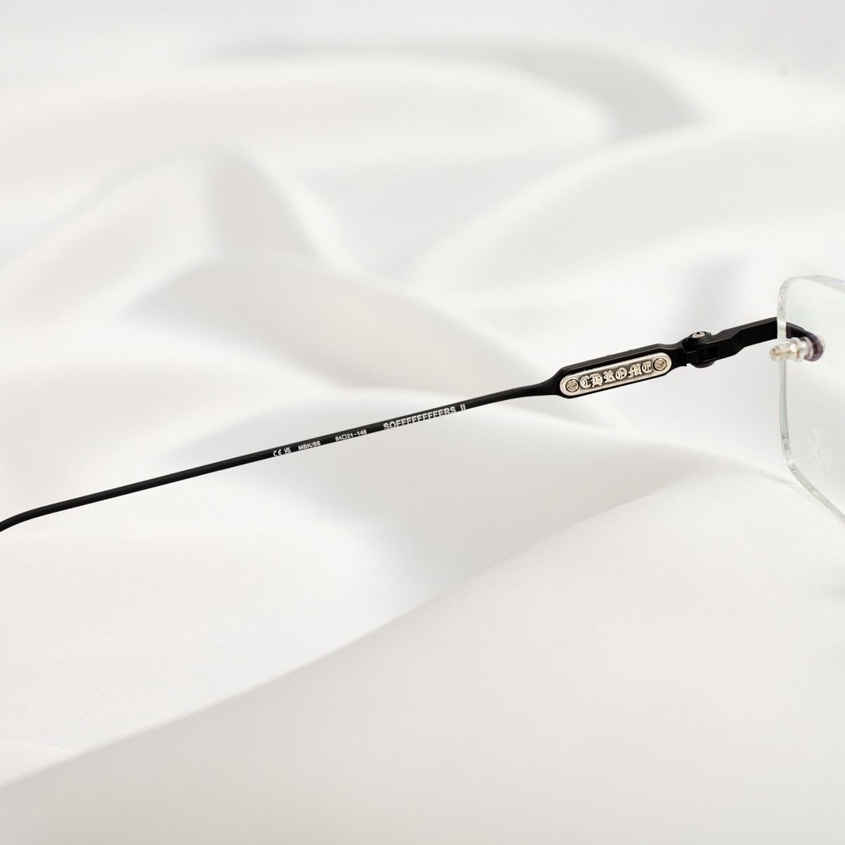 Chrome Hearts CHROME HEARTS SOFFFFFFFFERS II MBK/SS GLASSES Size ONE SIZE - 5 Thumbnail