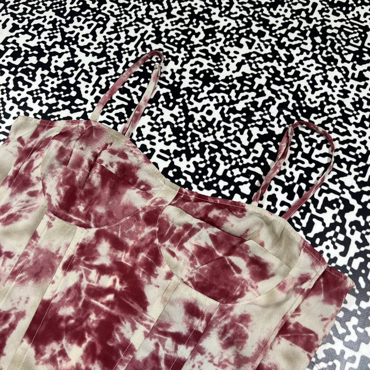 Vintage Vintage Y2K Japanese Style Retro Tie Dye Tank Top Sleeveless Size L / US 10 / IT 46 - 6 Thumbnail