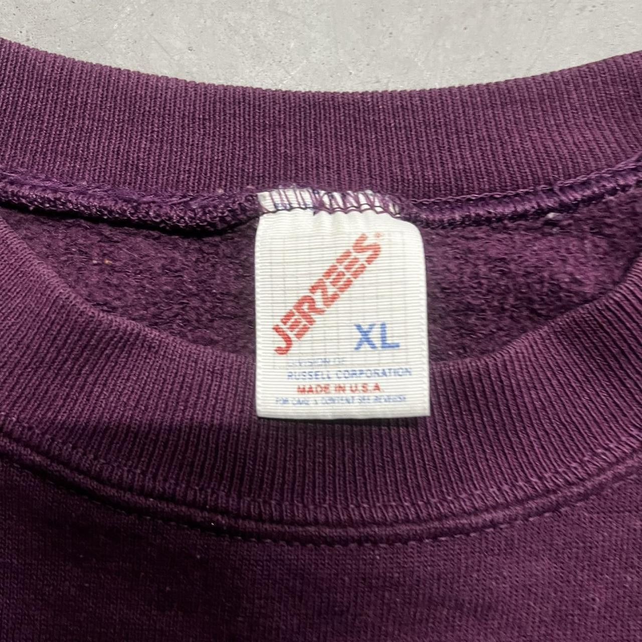 Vintage Vintage Y2K/2000s Purple Made in Usa Blank Sweatshirt! Size US XL / EU 56 / 4 - 3 Thumbnail
