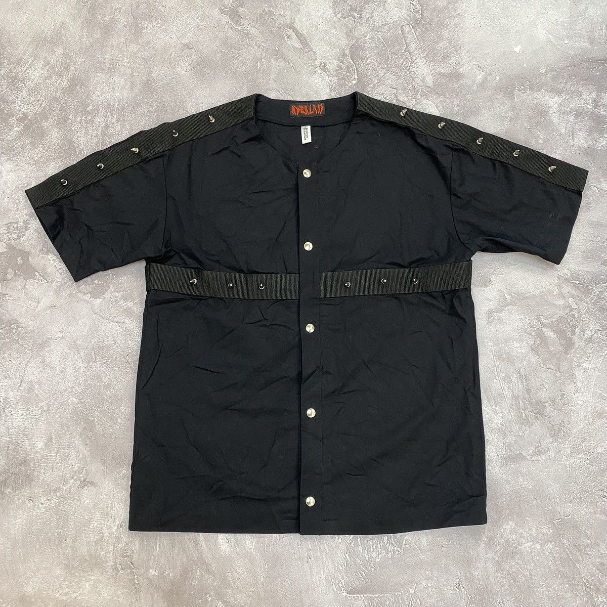 Tribal Streetwear Aderlass Punk Rockstart Opium Metal Spikes Buttons Tee Size US L / EU 52-54 / 3 - 1 Thumbnail