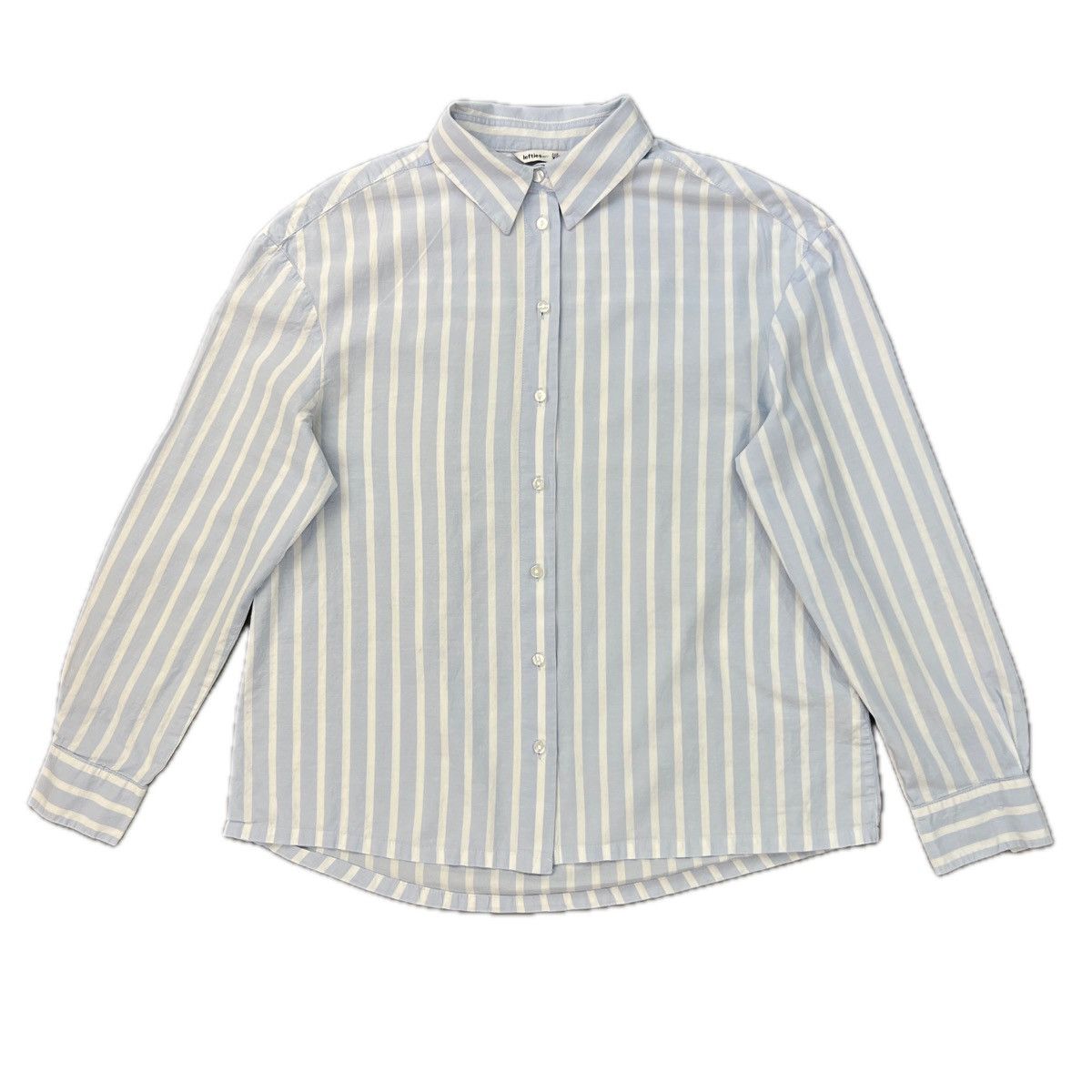 Designer EU Designer Pinstriped Button Up Shirt Size US XS / EU 42 / 0 - 3 Thumbnail