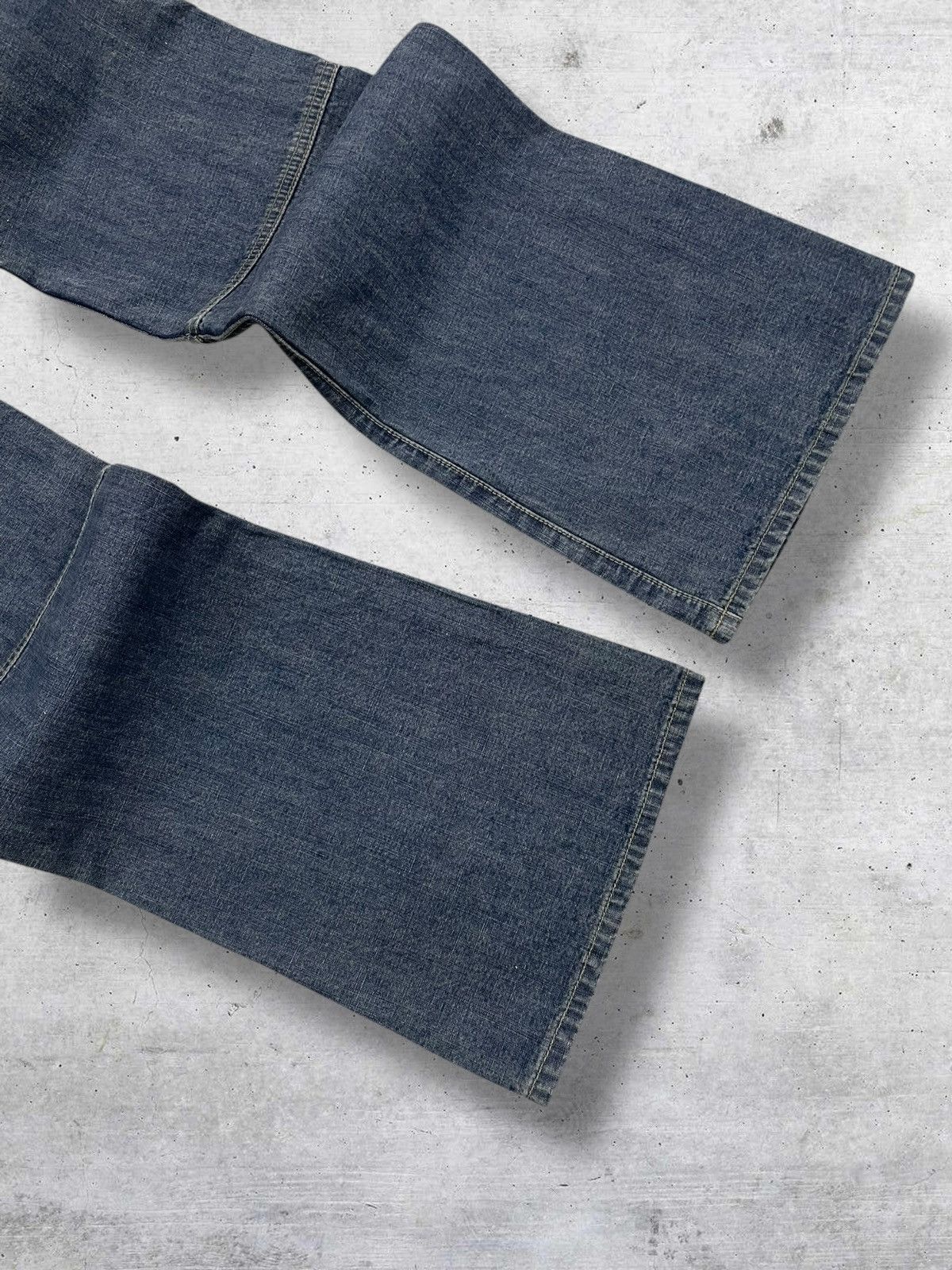 If Six Was Nine VINTAGE INPRIME 90S JAPAN UTILITY FLARED RETRO WORKWEAR JEAN Size US 27 - 12 Thumbnail