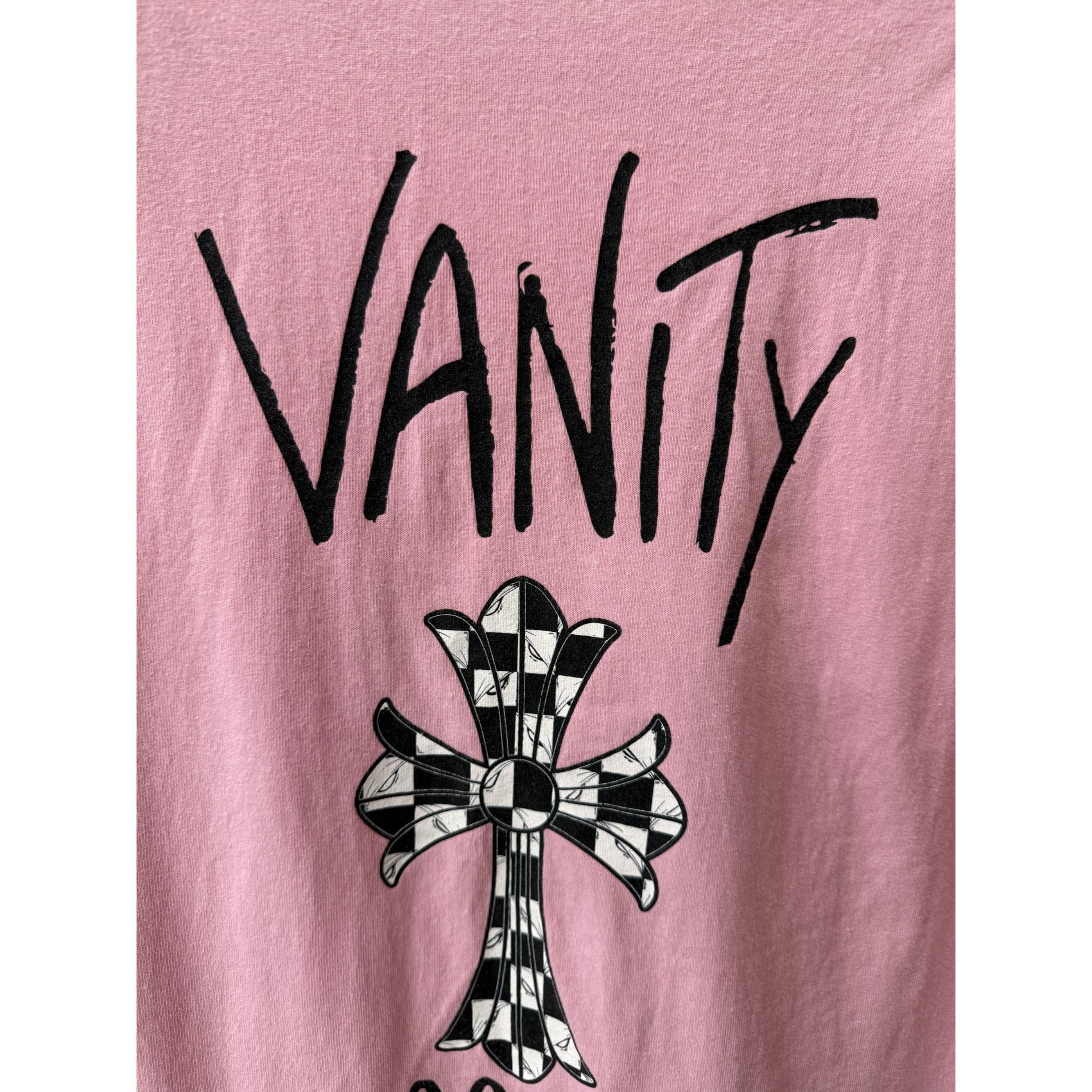 Chrome Hearts Chrome Hearts Pink Graphic T-Shirt W/ Pocket "Vanity Affair" Size S / US 4 / IT 40 - 14 Thumbnail