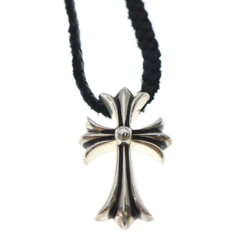 Chrome Hearts Chrome Hearts CH Cross Leather Braid PENDANT Necklace Size ONE SIZE - 3 Thumbnail