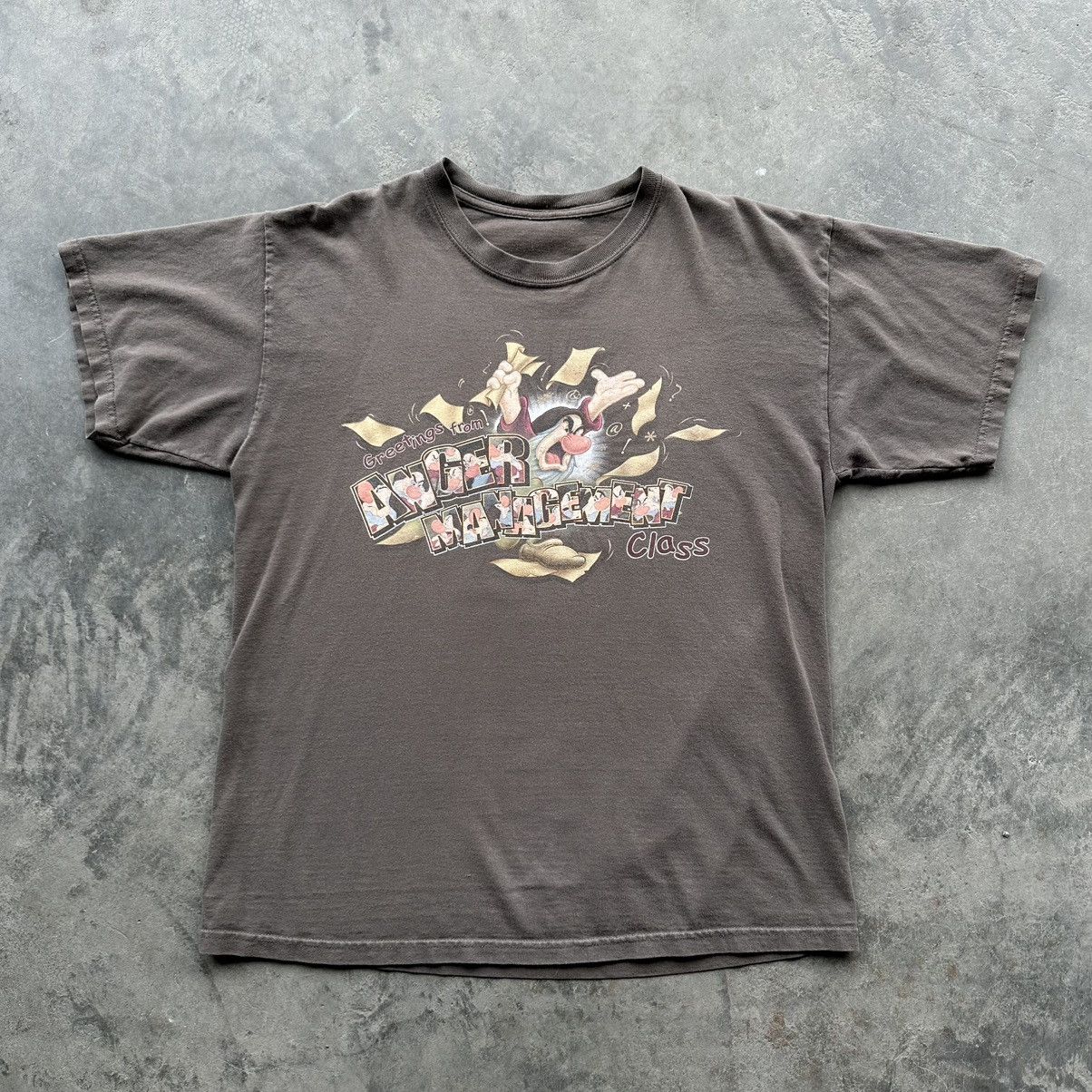 Disney Vintage 90s Disney 7 Dwarfs Anger Management Tee L Size US L / EU 52-54 / 3 - 1 Thumbnail