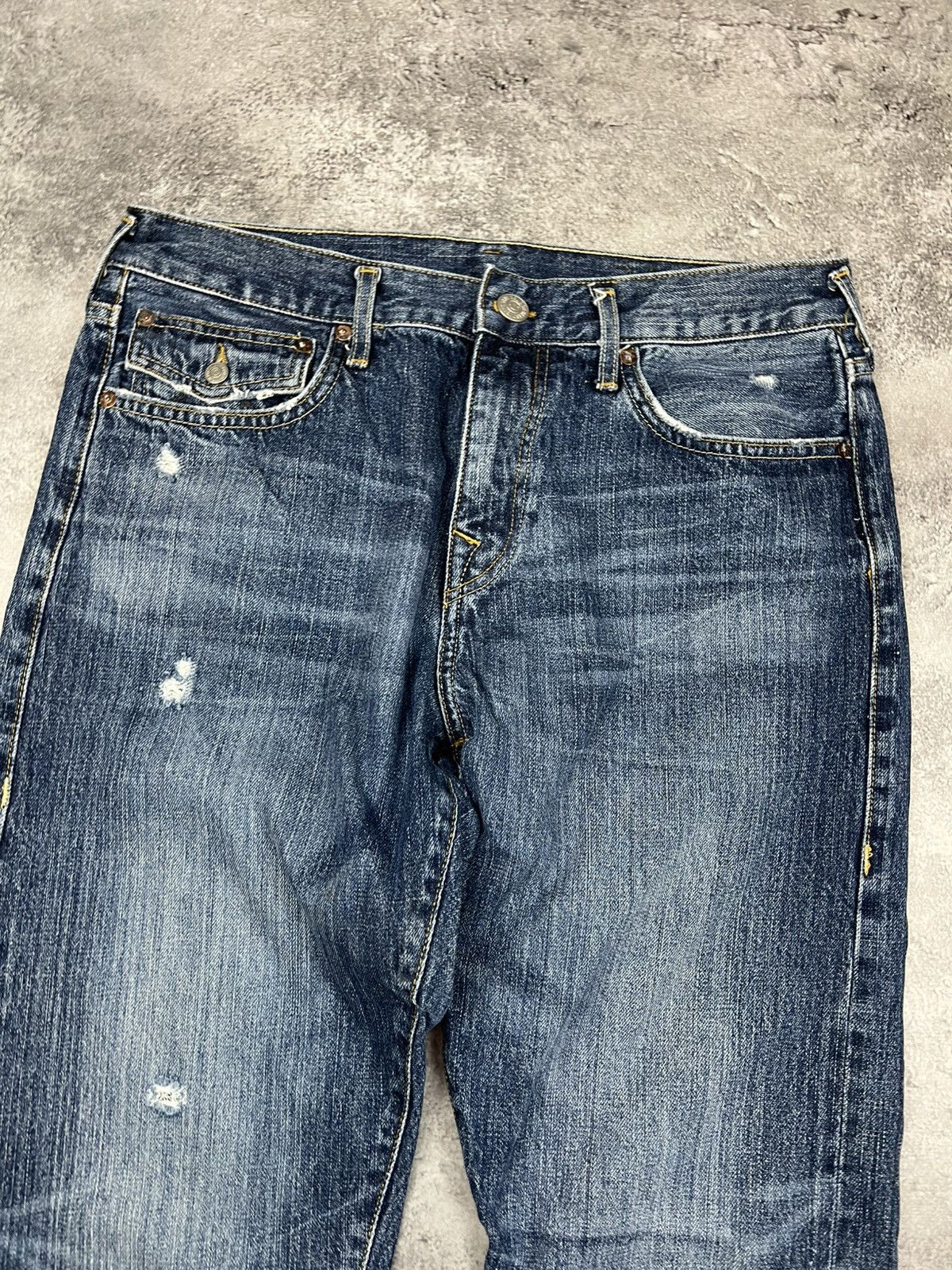 True Religion True Religion Mens Blue Denim Pants Jeans Size US 34 / EU 50 - 4 Thumbnail