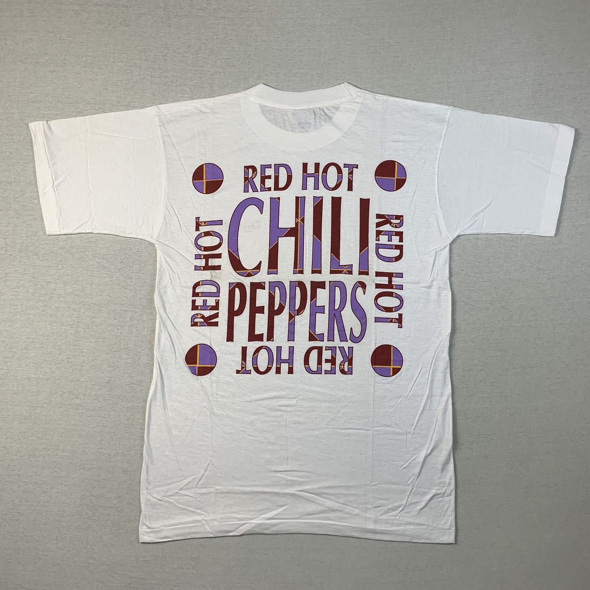 image of Band Tees x Vintage Red Hot Chili Peppers Deadstock Bootleg 90’S in White, Men's (Size XL)