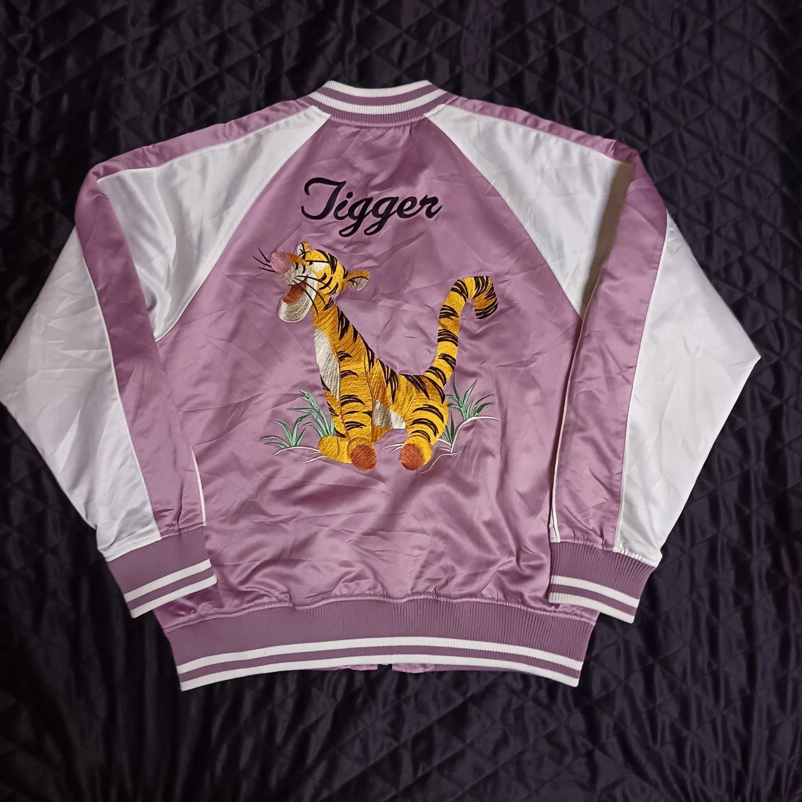 Disney Tokyo Disney Resort Tigger Varsity Jacket Sukajan Embroidery Size US L / EU 52-54 / 3 - 4 Thumbnail