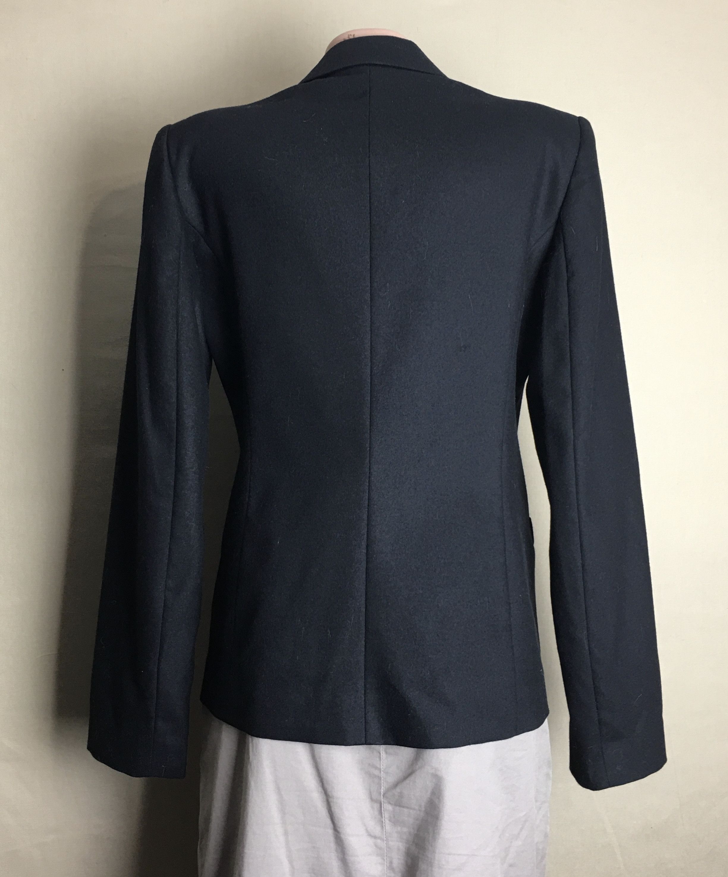 Moschino Love Moschino Octagram Black Wool Blazer Jacket IT40 US 4 Size S / US 4 / IT 40 - 3 Thumbnail