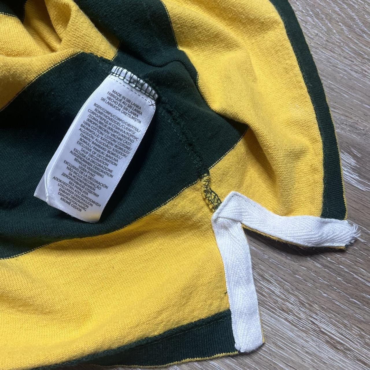 Polo Ralph Lauren green & yellow striped polo rugby Size US L / EU 52-54 / 3 - 4 Thumbnail