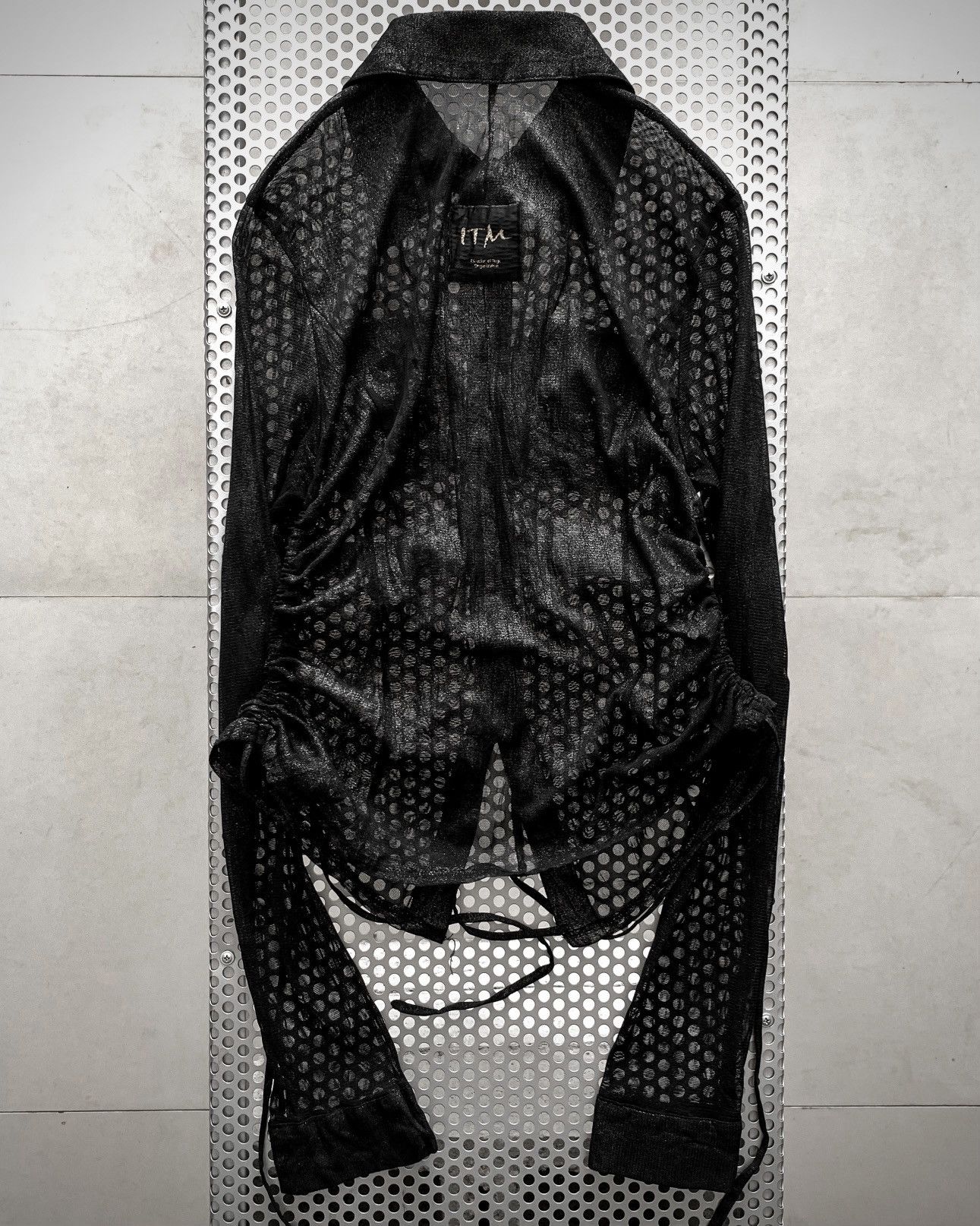 Le Grande Bleu (L.G.B.) 2000S ITM Nocturnal Bondage Mesh Shirt-Jacket Size S / US 4 / IT 40 - 4 Thumbnail