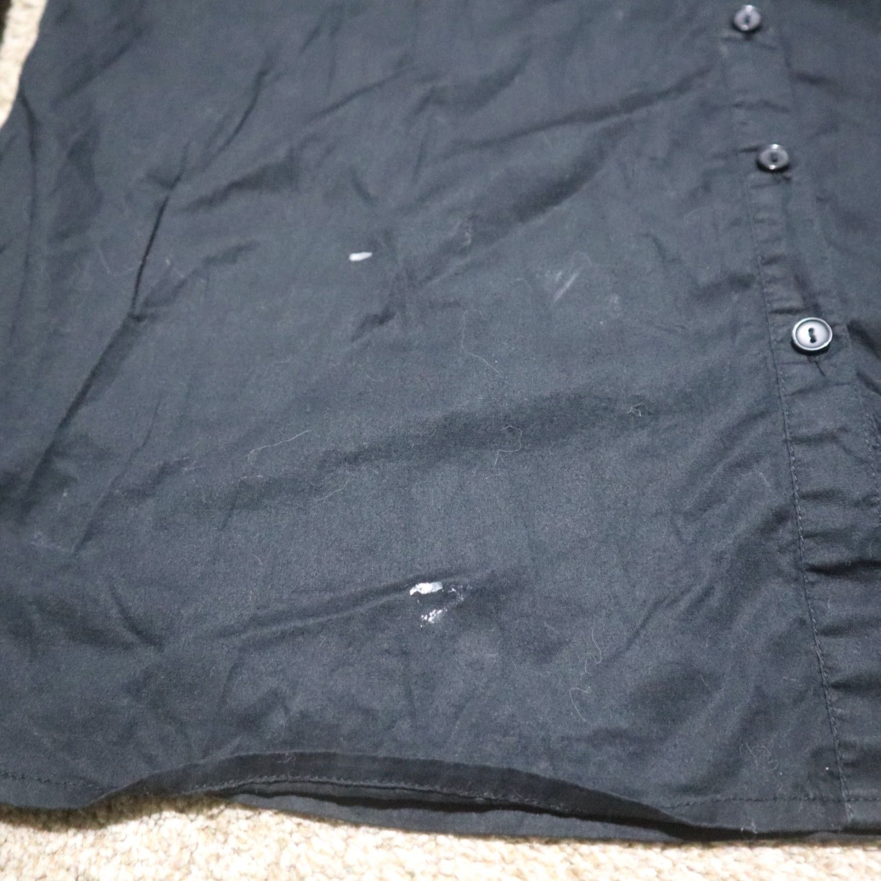 Vintage D & Co Shirt Floral Garden Black Button-Up Adult Women's M Medium 3/4 Sleeve Size M / US 6-8 / IT 42-44 - 4 Thumbnail