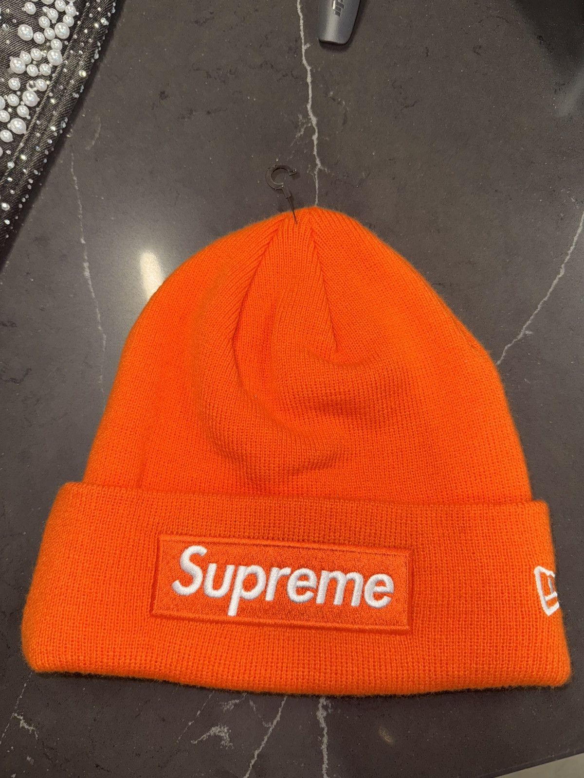 Supreme Supreme New Era Box Logo Beanie (FW24) Dark Orange Size ONE SIZE - 1 Thumbnail
