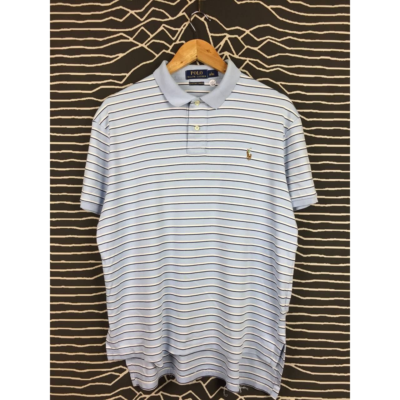Polo Ralph Lauren × Vintage Vtg Polo Ralph Lauren Small Logo Pima Soft Touch Polo Tee Size US L / EU 52-54 / 3 - 1 Thumbnail