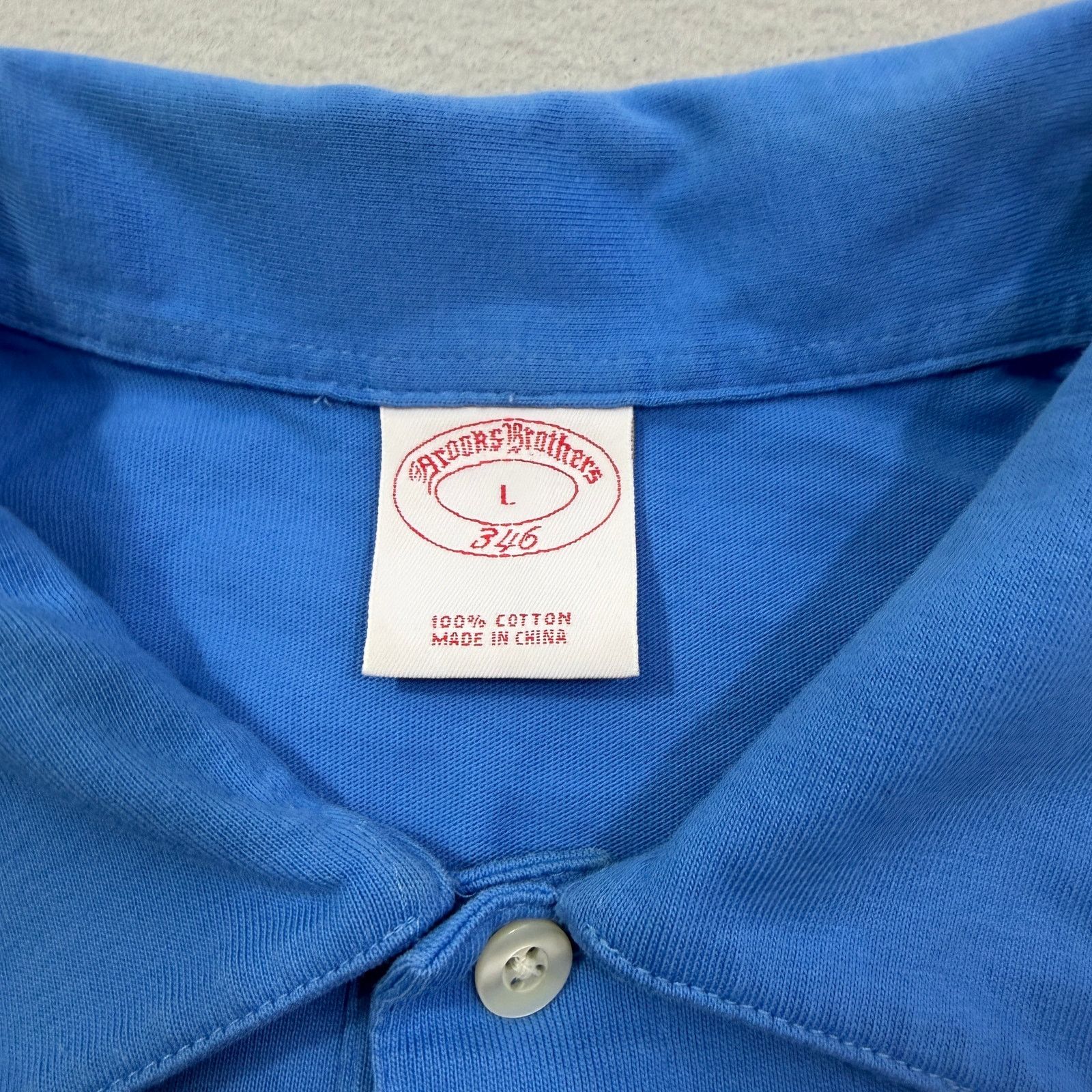 Brooks Brothers Brooks Brothers Polo Shirt Mens Large Blue Red White Striped Size US L / EU 52-54 / 3 - 5 Thumbnail