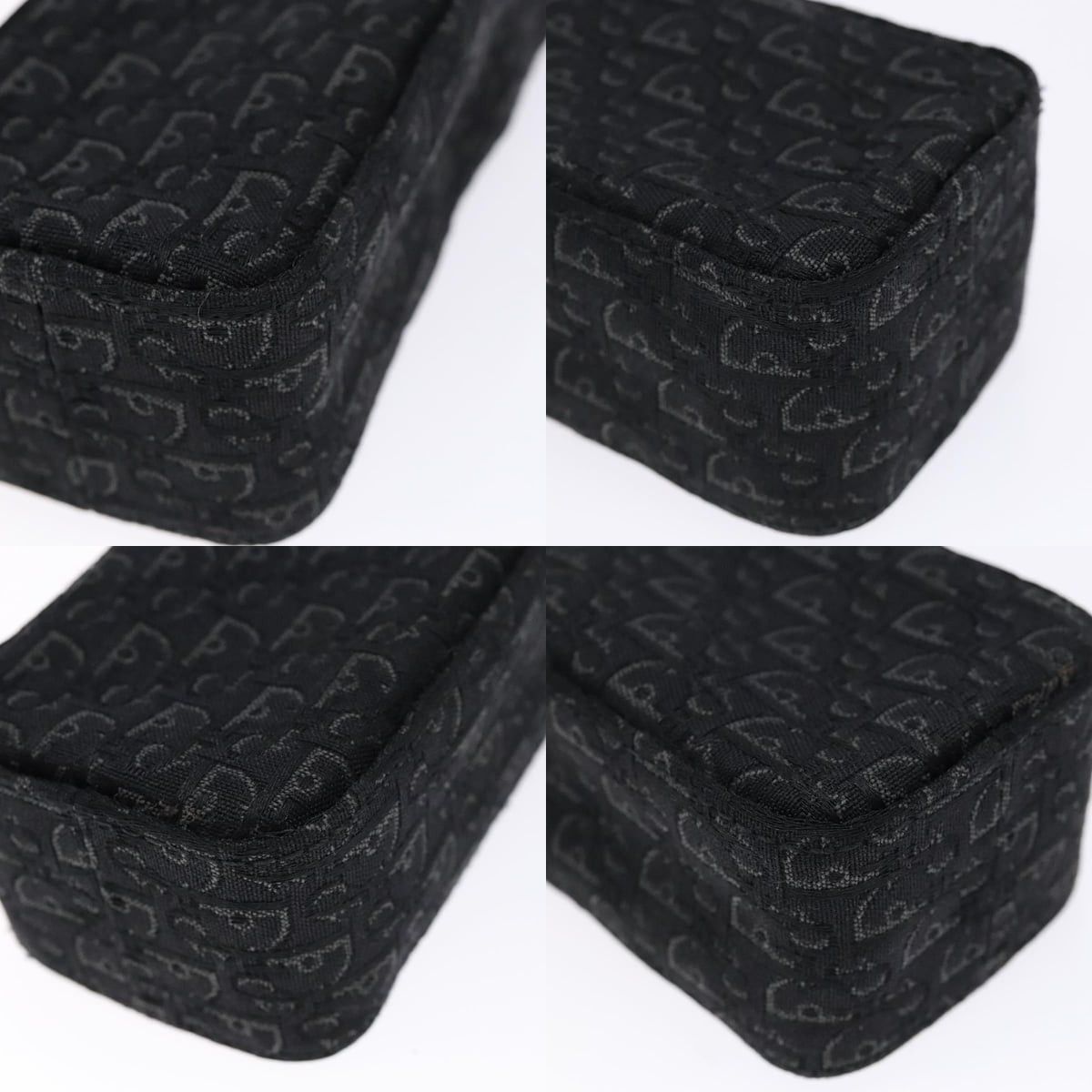 Dior DIOR Trotter Canvas Shoulder Bag Black Silver Size ONE SIZE - 10 Thumbnail