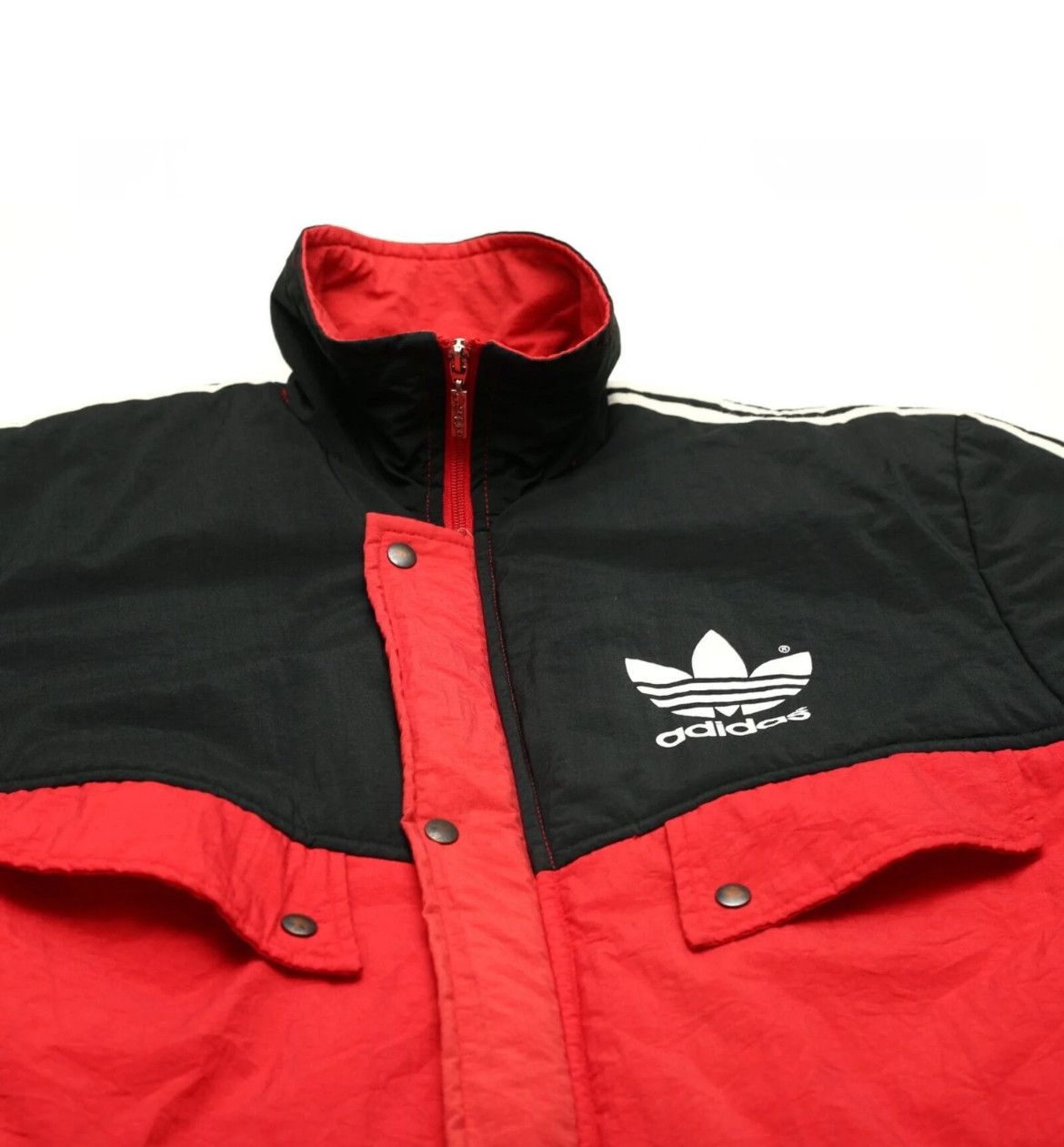 Adidas × Vintage parka coat bomber Jacket - not biker leather hoodie boots Size US L / EU 52-54 / 3 - 4 Thumbnail